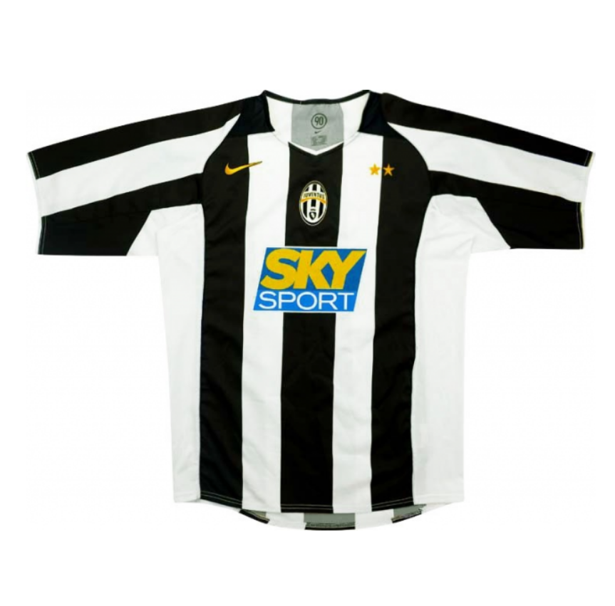 2004-05 Juventus Retro Home Kit Soccer Jersey